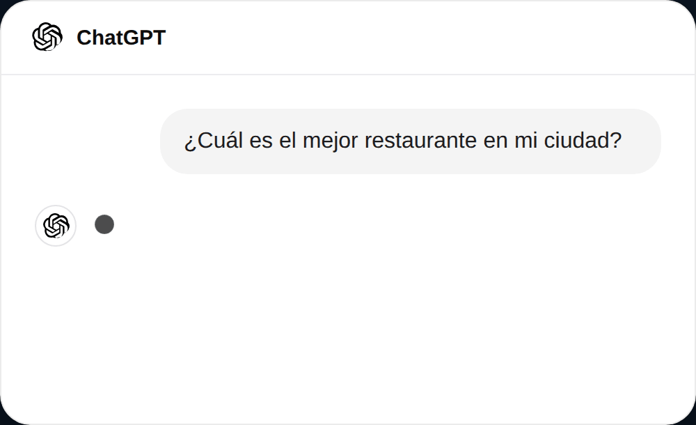 ChatGPT recomienda tu negocio