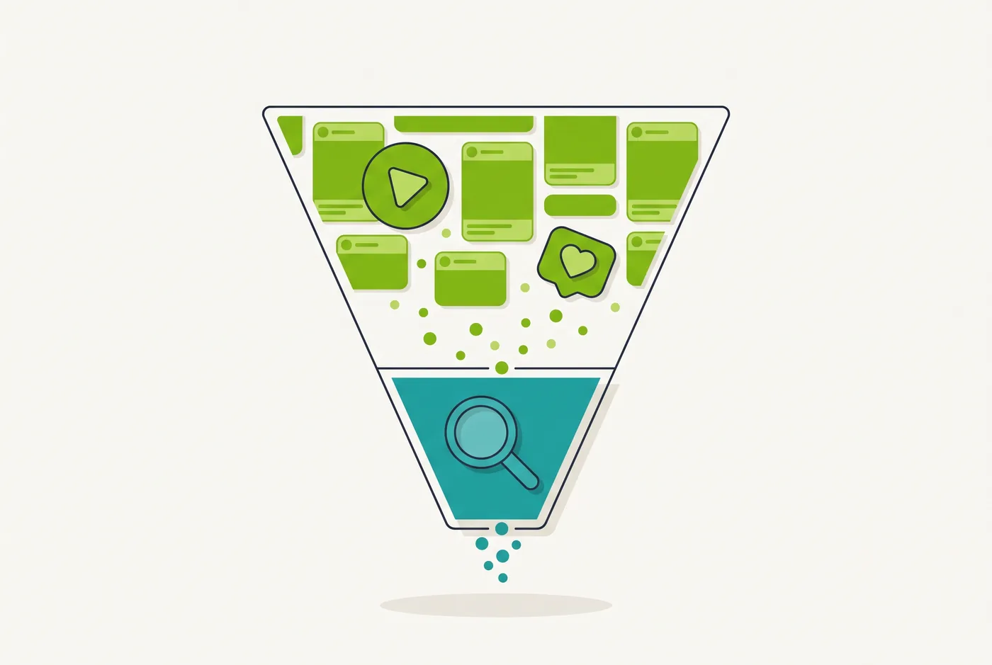 Embudo de marketing: Meta Ads crea demanda arriba y Google Ads la captura abajo